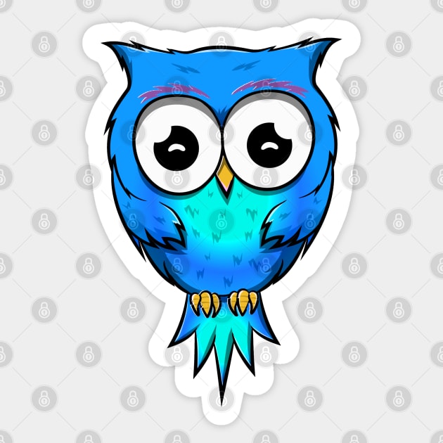 Cute Owl Sticker by Sticker Steve